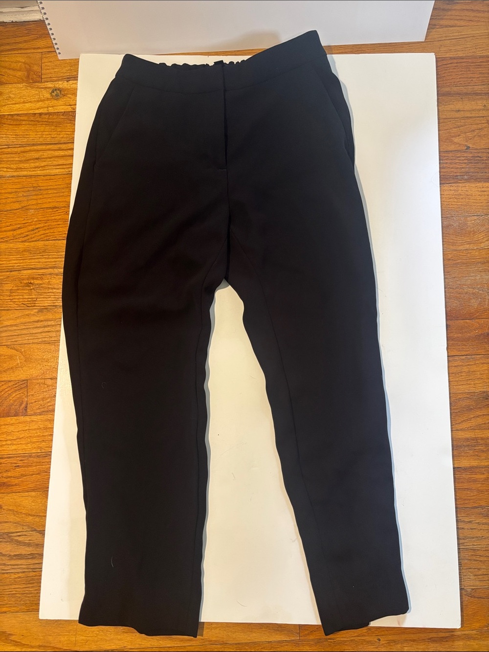J. Crew Black Ankle-Length loose tapered Pants